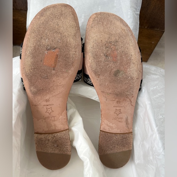 Christian Dior Authentic Dway Slide Embroidered - Picture 7 of 10